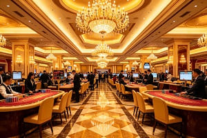 腾龙实地大厅场景